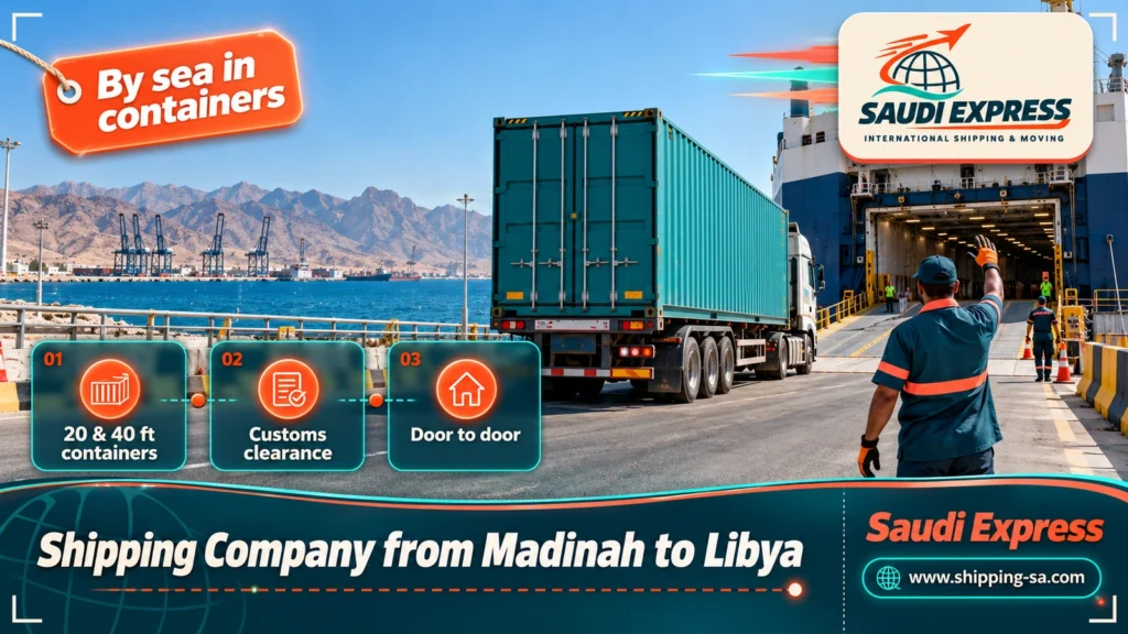 Shipping Company from Madinah to Libya