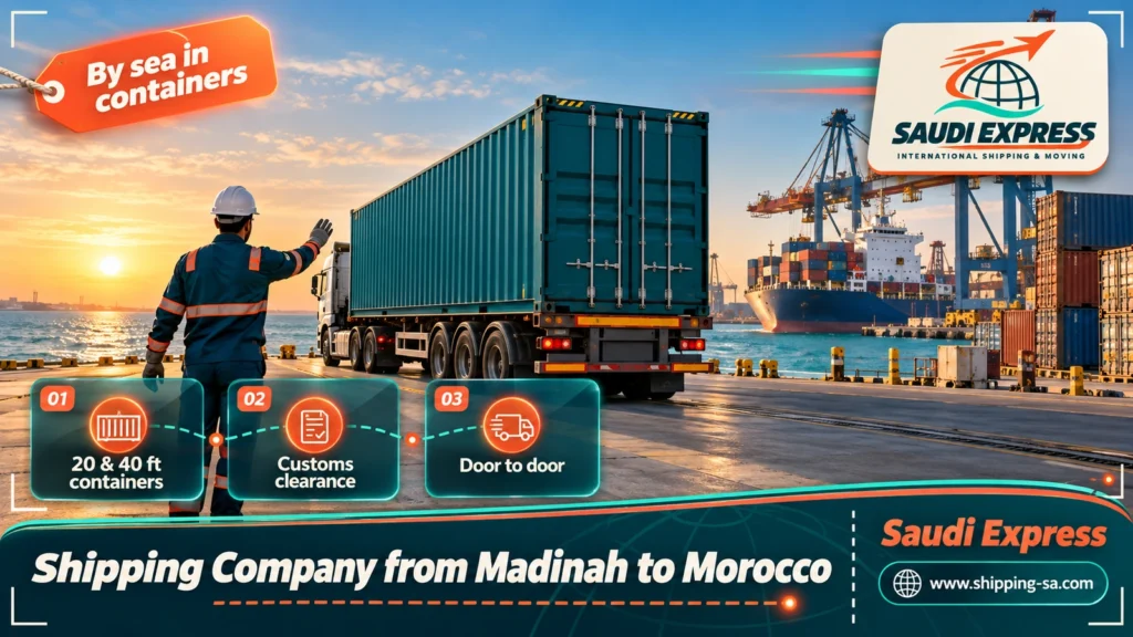 Shipping Company from Madinah to Morocco
