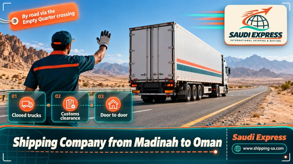 Shipping Company from Madinah to Oman