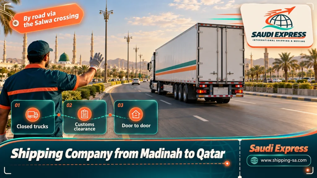 Shipping Company from Madinah to Qatar