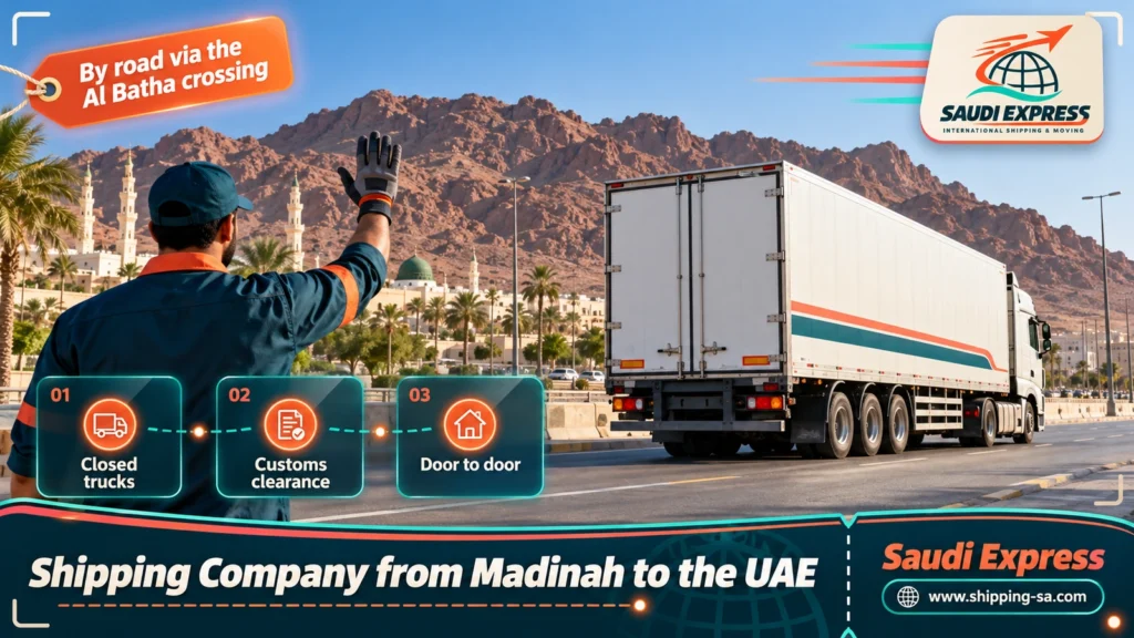 Shipping Company from Madinah to the UAE