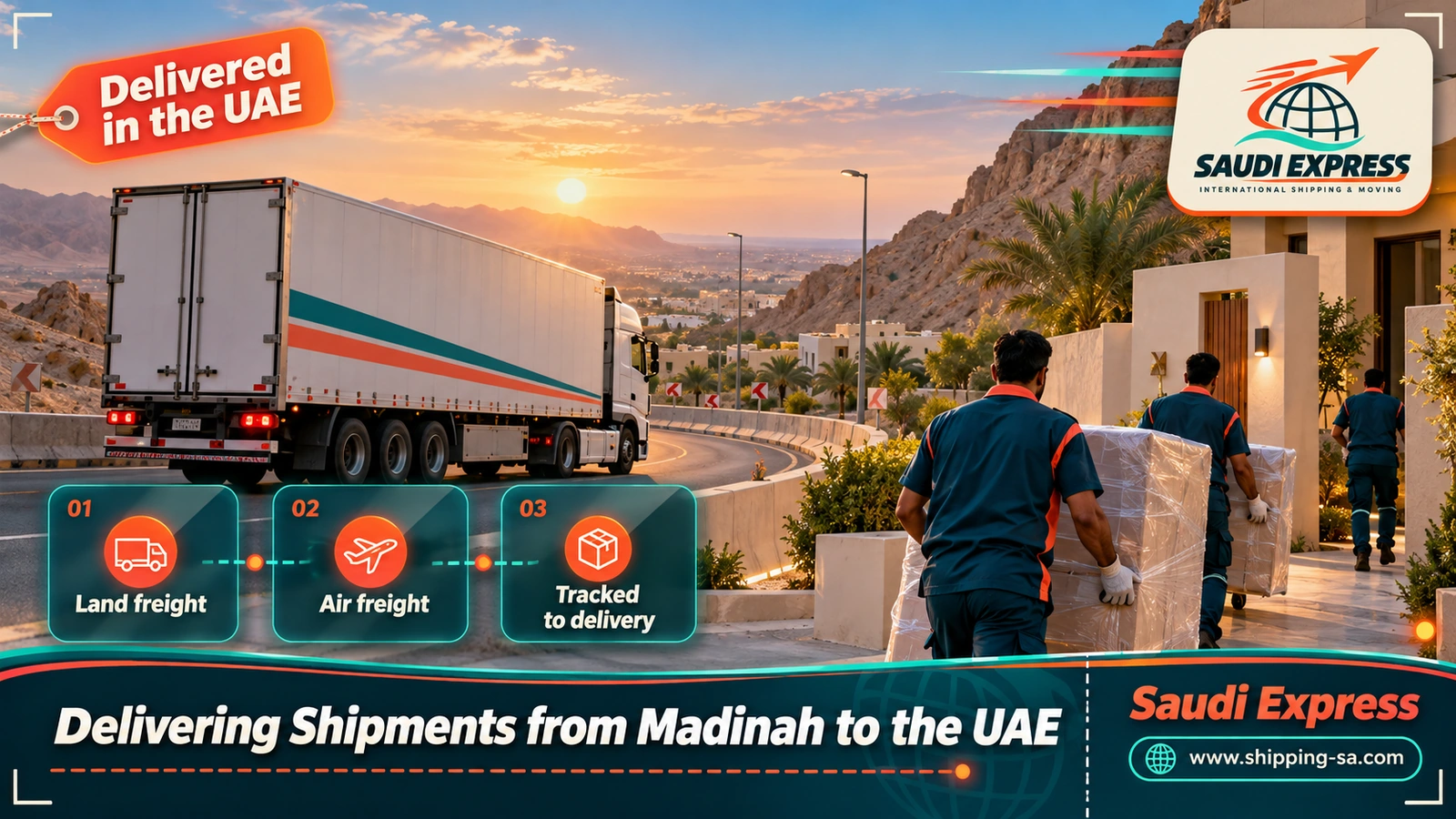 Delivering Shipments from Madinah to the UAE