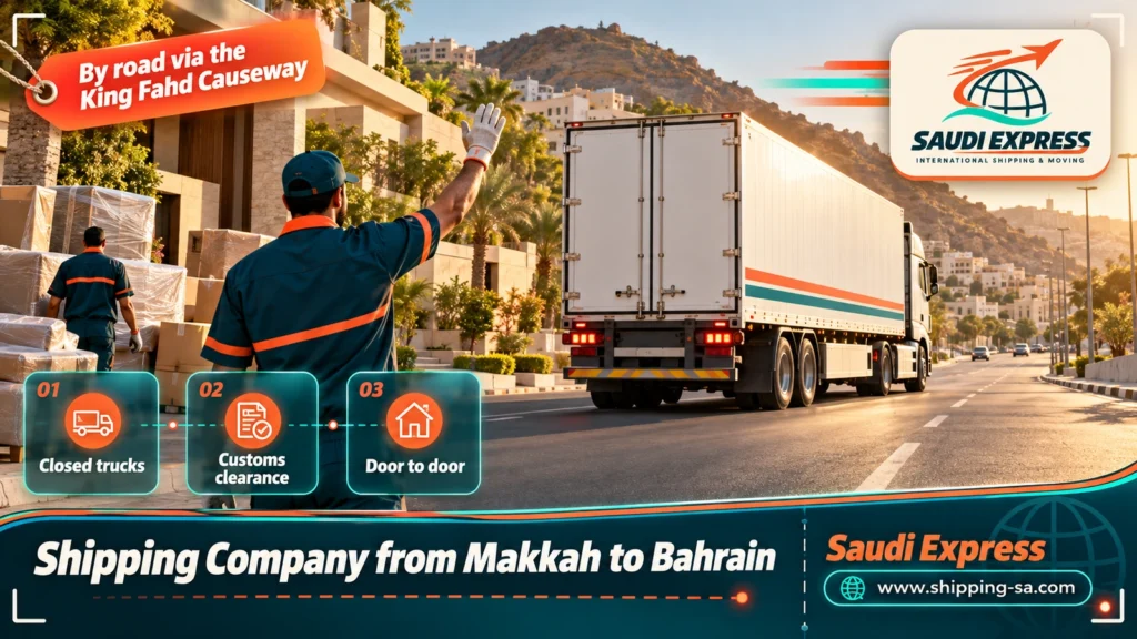 Shipping Company from Makkah to Bahrain
