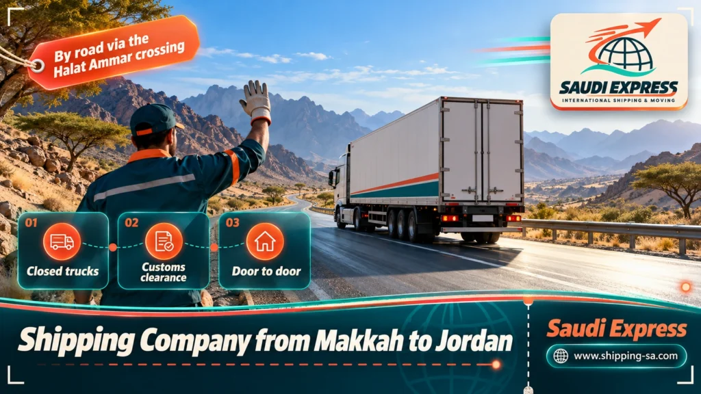 Shipping Company from Makkah to Jordan