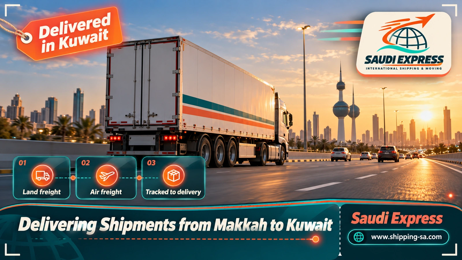 Delivering Shipments from Makkah to Kuwait