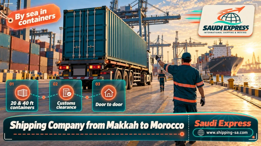 Shipping Company from Makkah to Morocco
