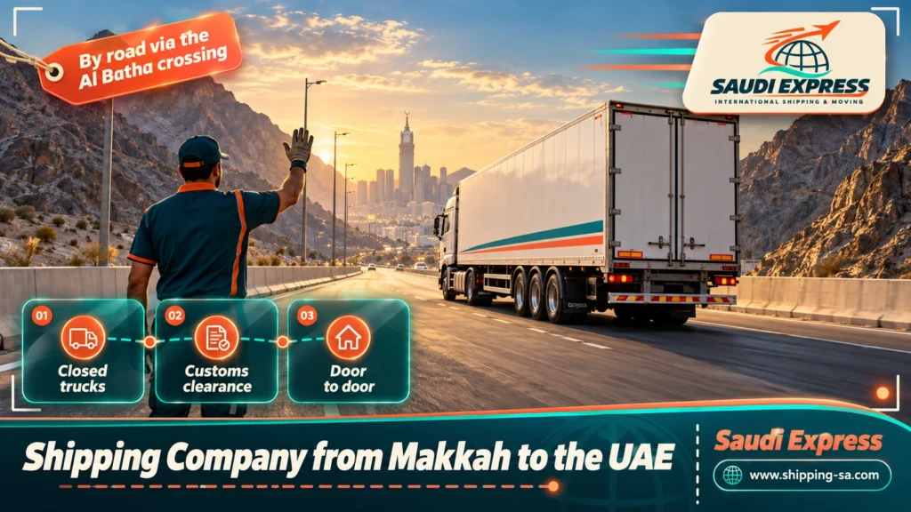 Shipping Company from Makkah to the UAE