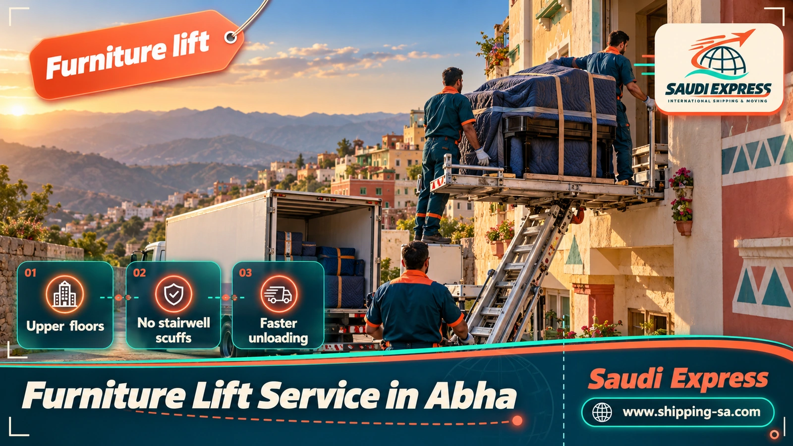 Furniture Lift Service in Abha