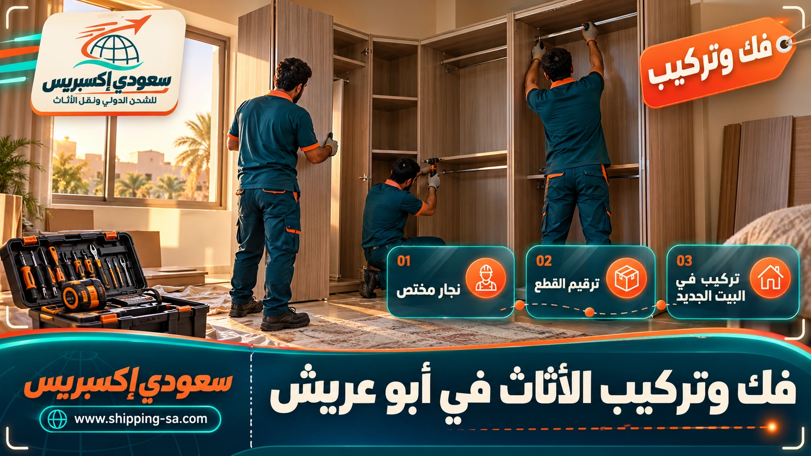 فك وتركيب الأثاث في أبو عريش