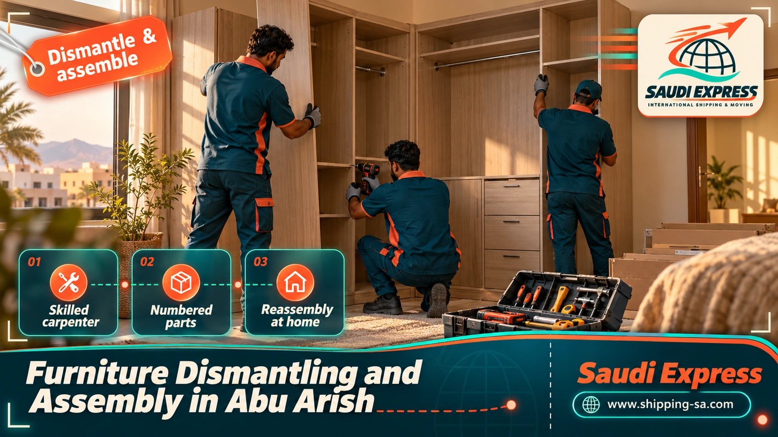 Furniture Dismantling and Assembly in Abu Arish