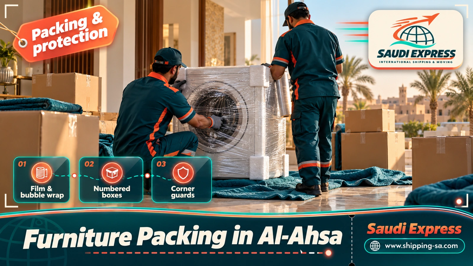 Furniture Packing in Al-Ahsa