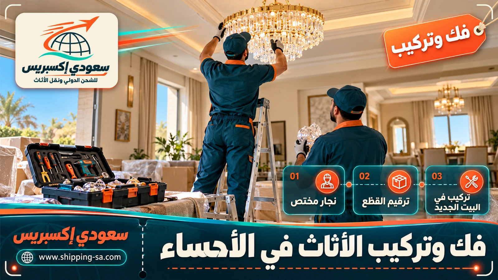 فك وتركيب الأثاث في الأحساء