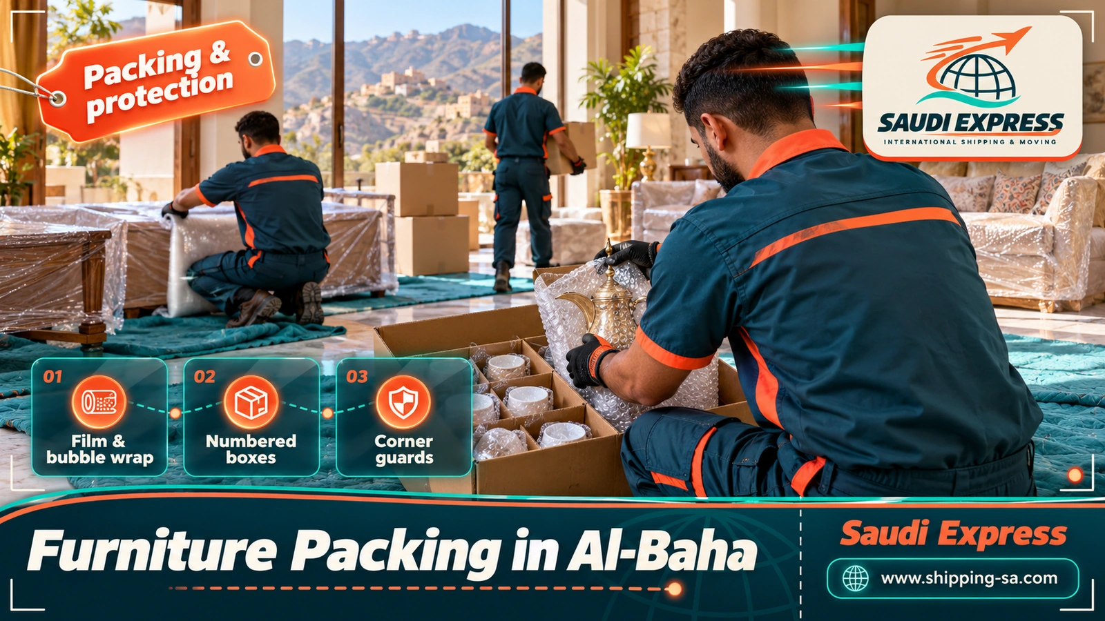 Furniture Packing in Al-Baha