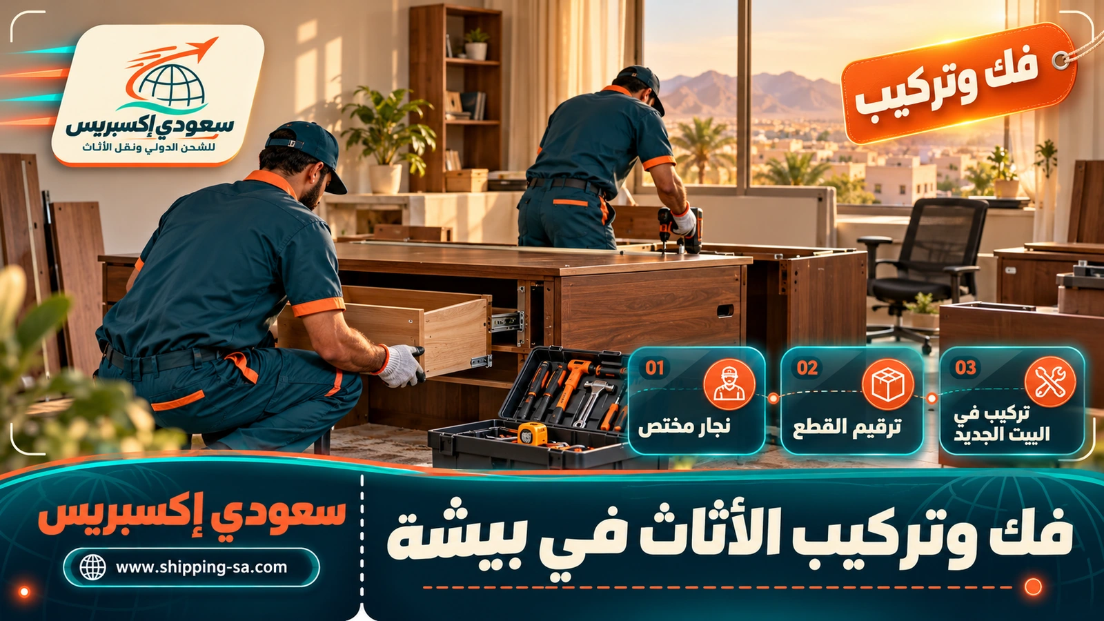 فك وتركيب الأثاث في بيشة