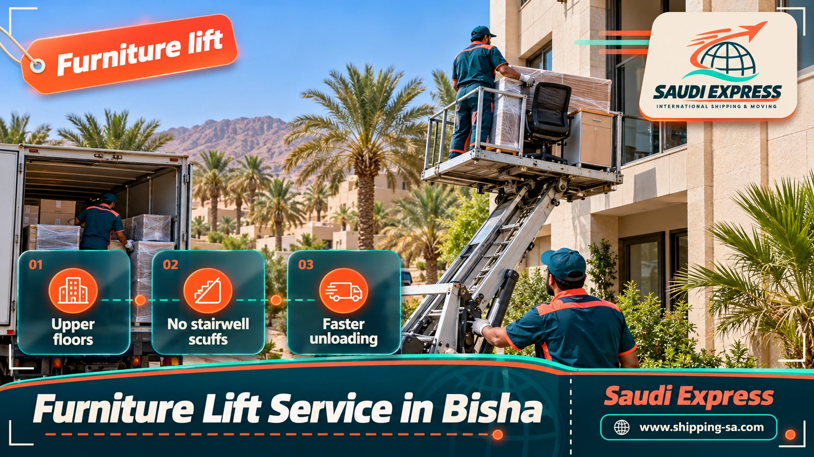 Furniture Lift Service in Bisha