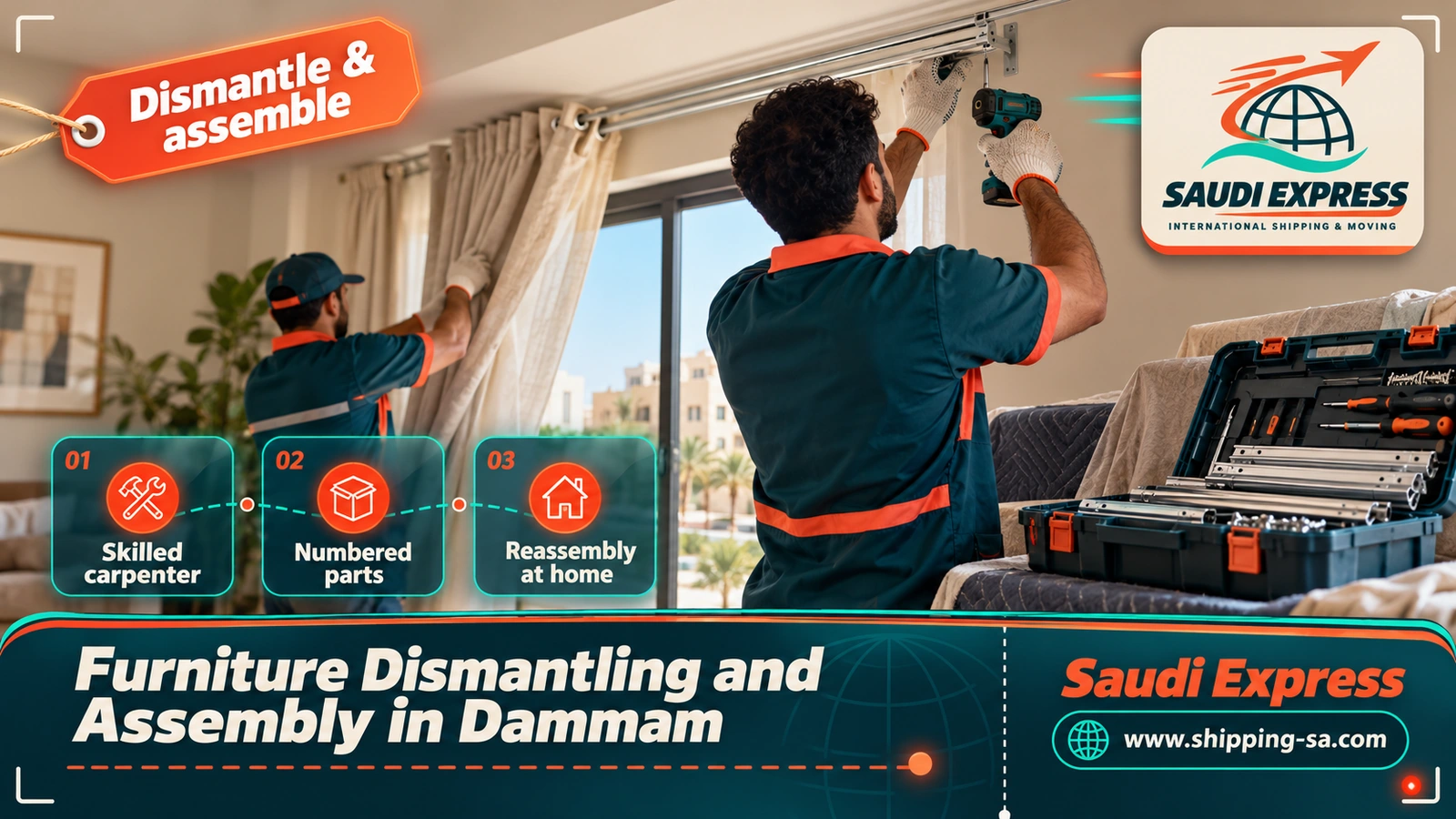 Furniture Dismantling and Assembly in Dammam