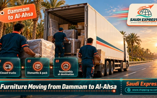 Furniture Moving from Dammam to Al-Ahsa