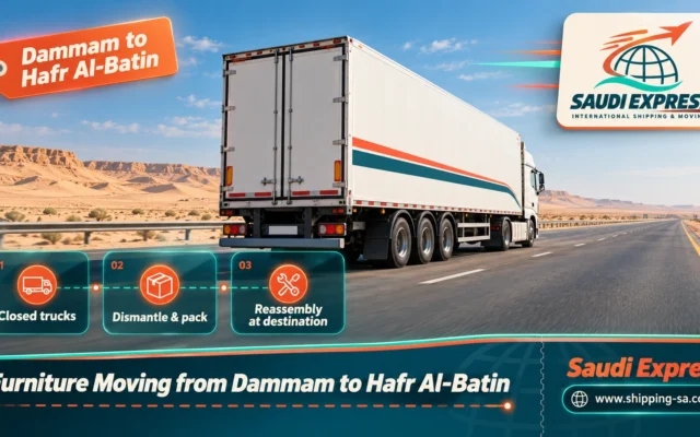 Furniture Moving from Dammam to Hafr Al-Batin