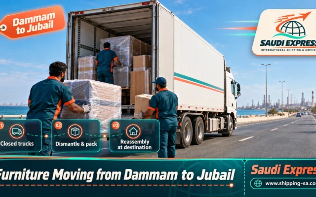 Furniture Moving from Dammam to Jubail