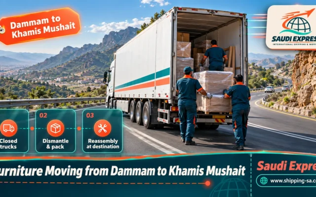 Furniture Moving from Dammam to Khamis Mushait