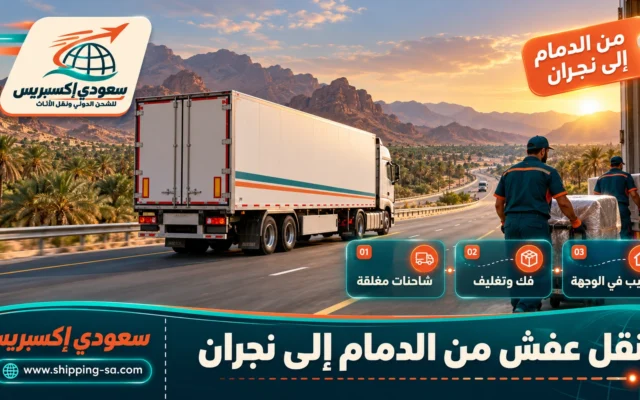 نقل عفش من الدمام إلى نجران