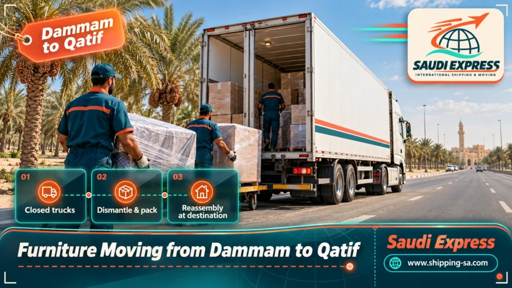 Furniture Moving from Dammam to Qatif