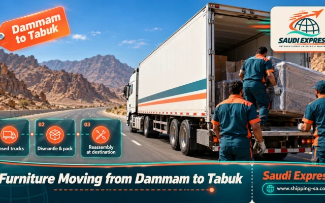Furniture Moving from Dammam to Tabuk