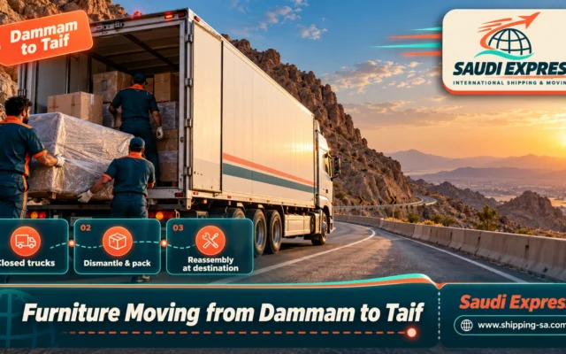 Furniture Moving from Dammam to Taif