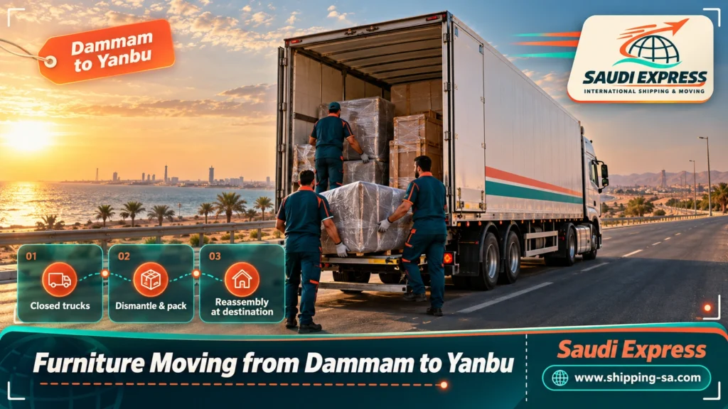 Furniture Moving from Dammam to Yanbu