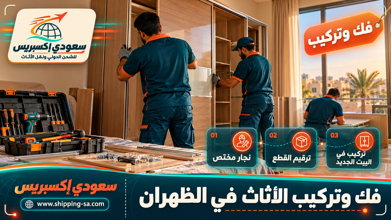 فك وتركيب الأثاث في الظهران