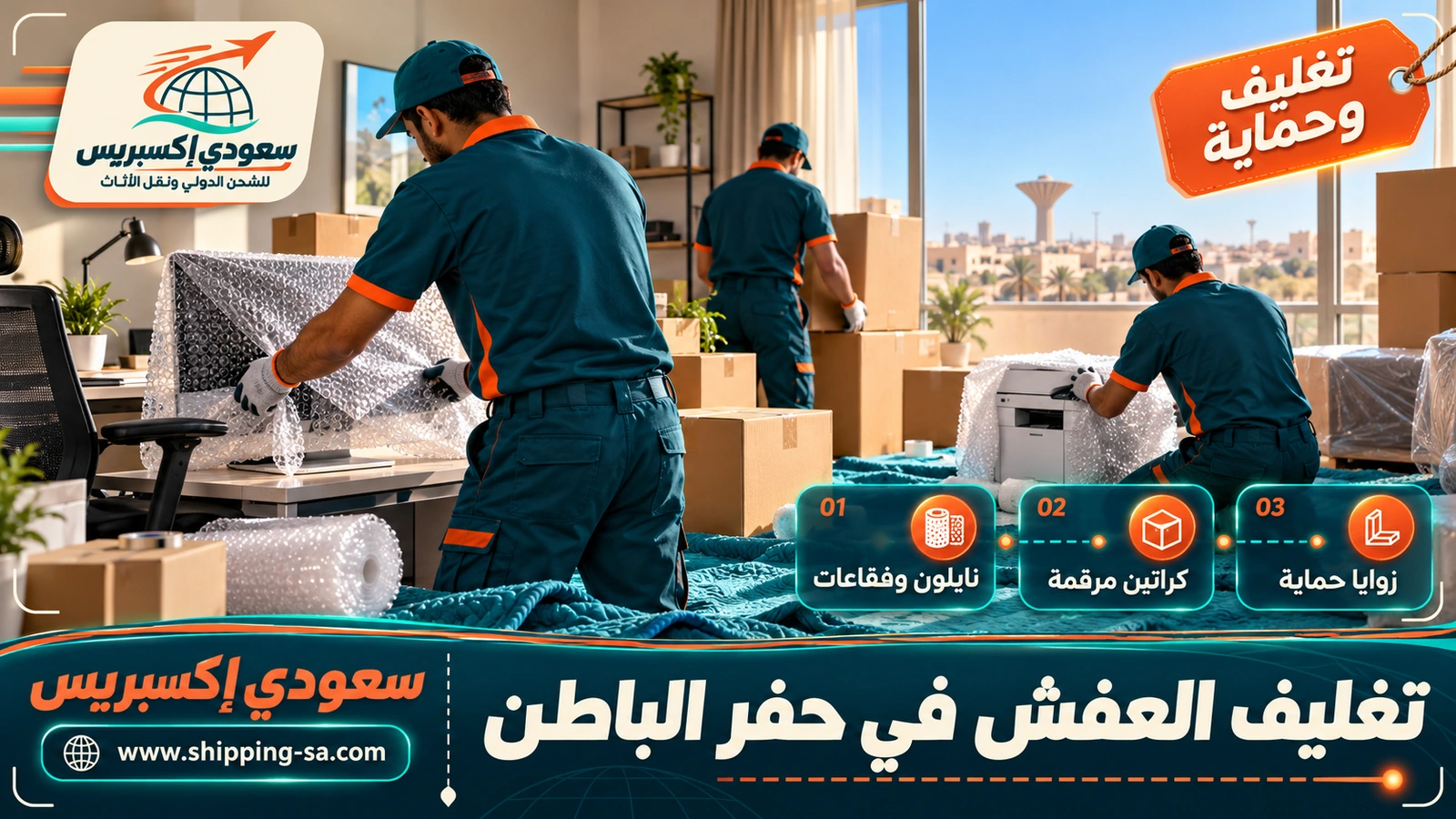 تغليف العفش في حفر الباطن