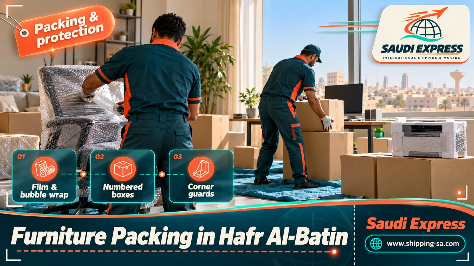 Furniture Packing in Hafr Al-Batin