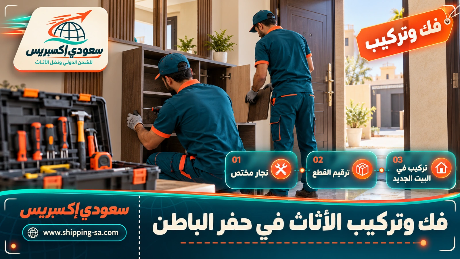 فك وتركيب الأثاث في حفر الباطن