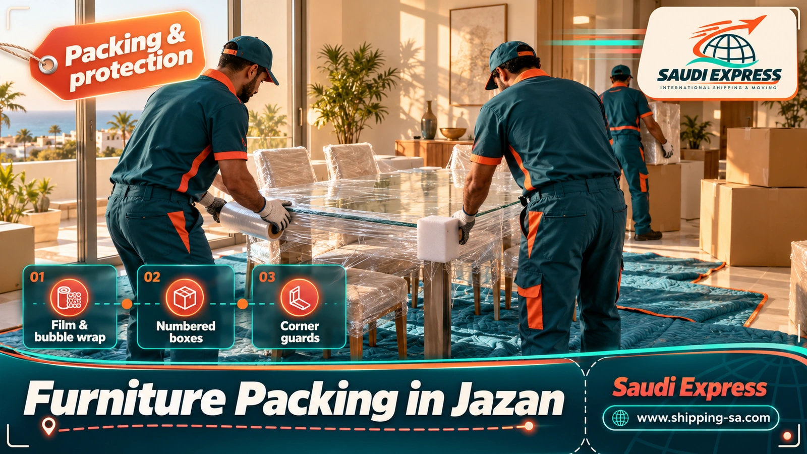 Furniture Packing in Jazan