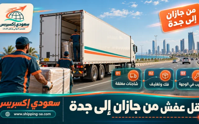 نقل عفش من جازان إلى جدة