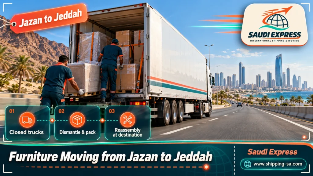 Furniture Moving from Jazan to Jeddah
