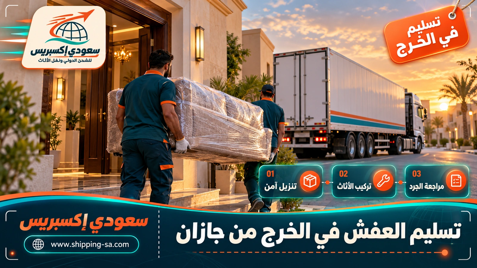 تسليم العفش في الخرج من جازان