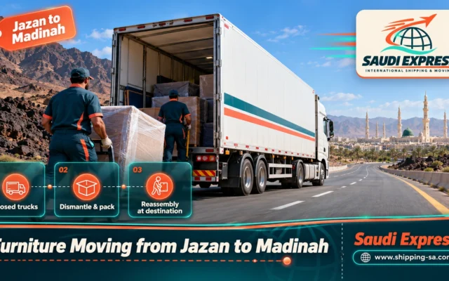 Furniture Moving from Jazan to Madinah