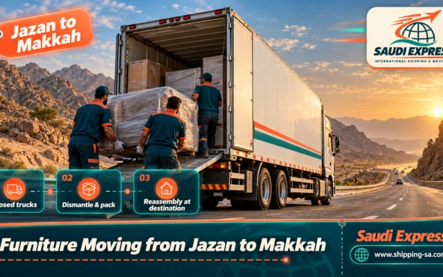 Furniture Moving from Jazan to Makkah