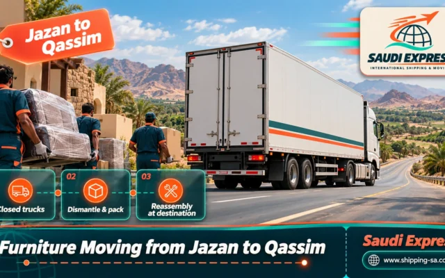 Furniture Moving from Jazan to Qassim