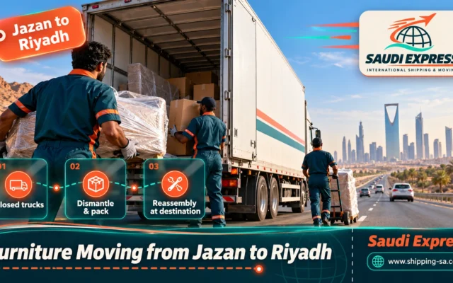 Furniture Moving from Jazan to Riyadh