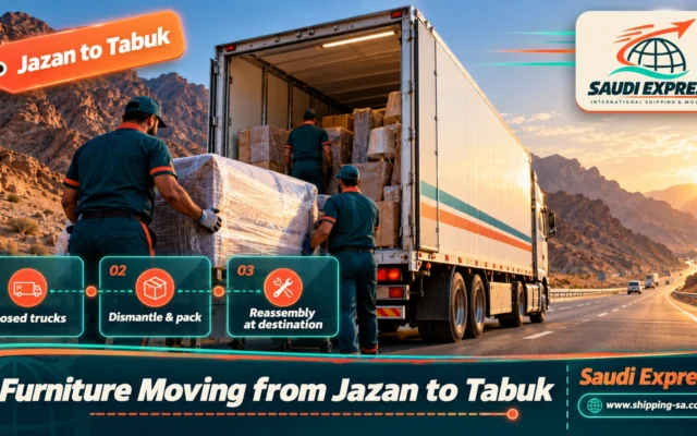 Furniture Moving from Jazan to Tabuk
