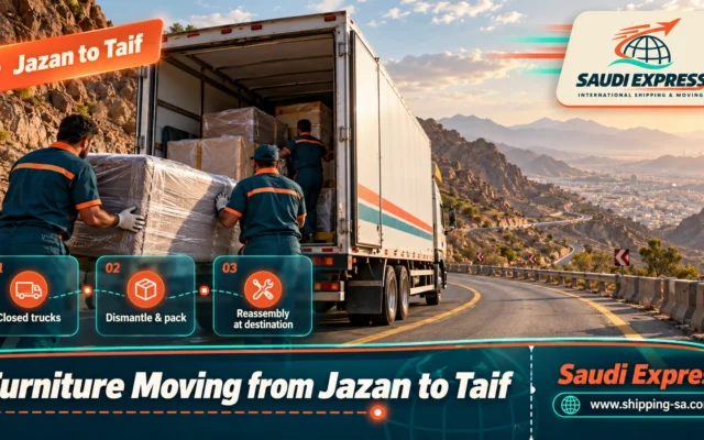 Furniture Moving from Jazan to Taif