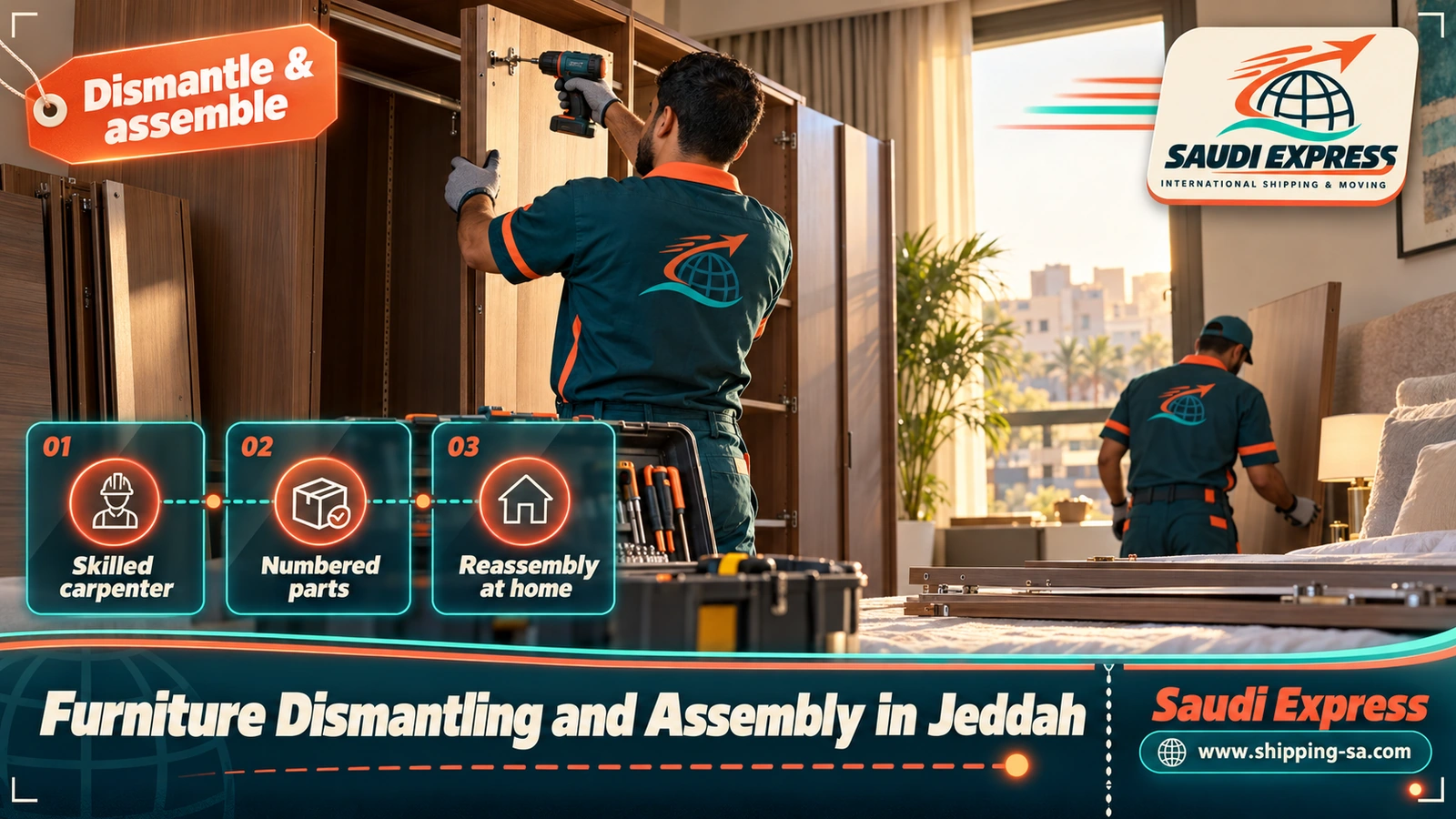 Furniture Dismantling and Assembly in Jeddah