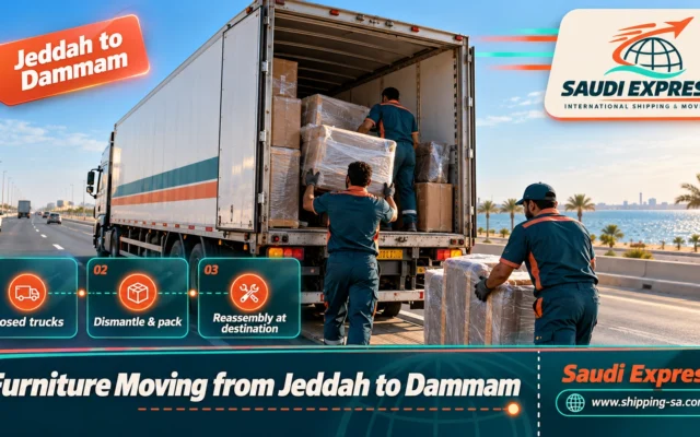 Furniture Moving from Jeddah to Dammam