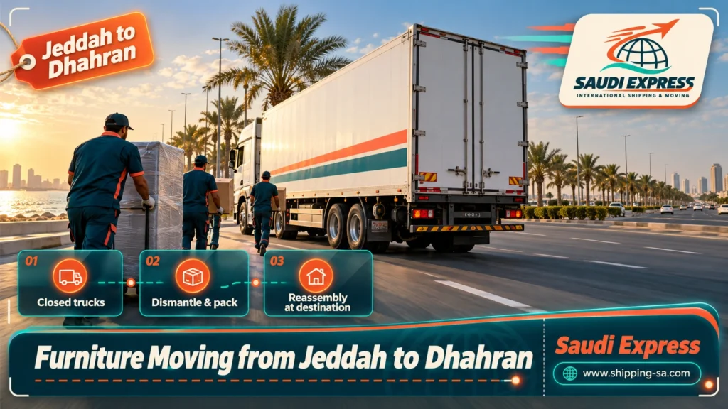 Furniture Moving from Jeddah to Dhahran