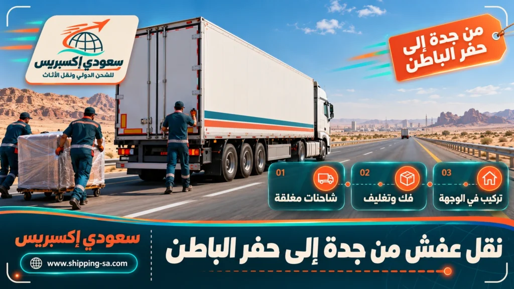 نقل عفش من جدة إلى حفر الباطن