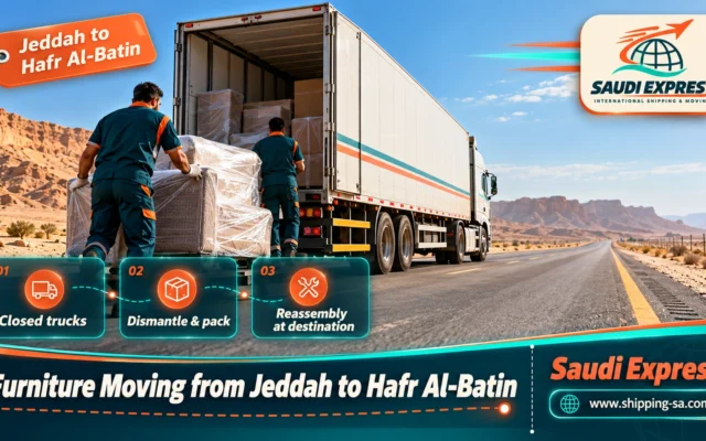 Furniture Moving from Jeddah to Hafr Al-Batin
