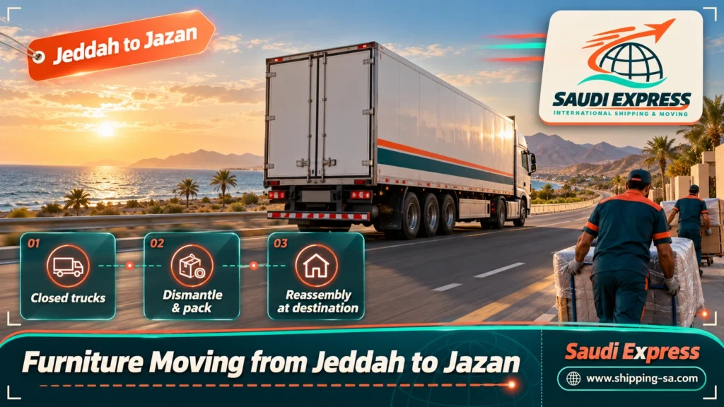 Furniture Moving from Jeddah to Jazan