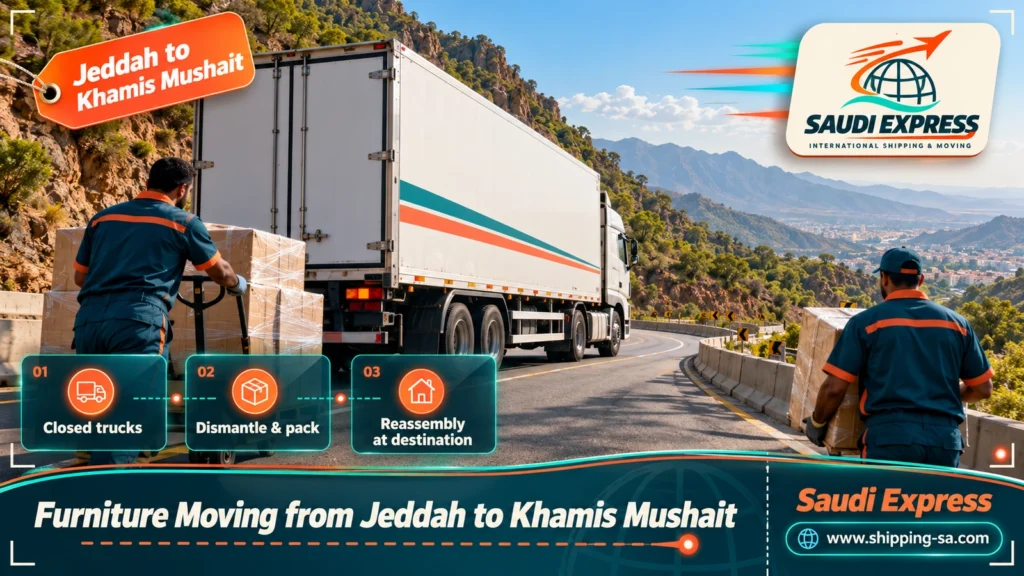 Furniture Moving from Jeddah to Khamis Mushait
